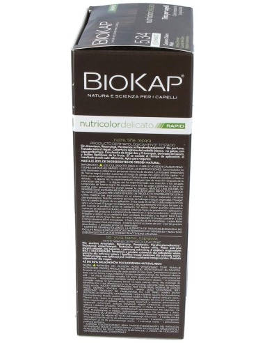 Biokap Rapid Castaño Miel Claro 5.34 Tubo 140Ml.