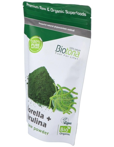 Biotona Chlorella Espirulina Bio Polvo 200G