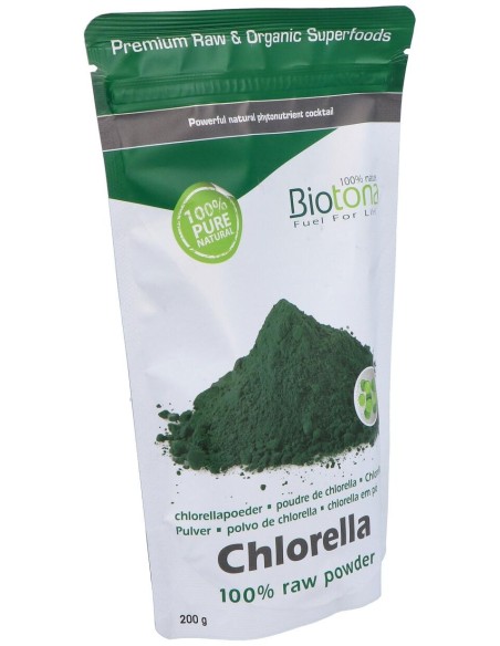 Biotona Chlorella Raw Powder Superfoods Bio 200G