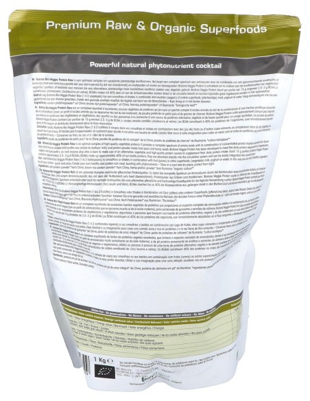 Veggie Protein Raw 1Kg. Bio