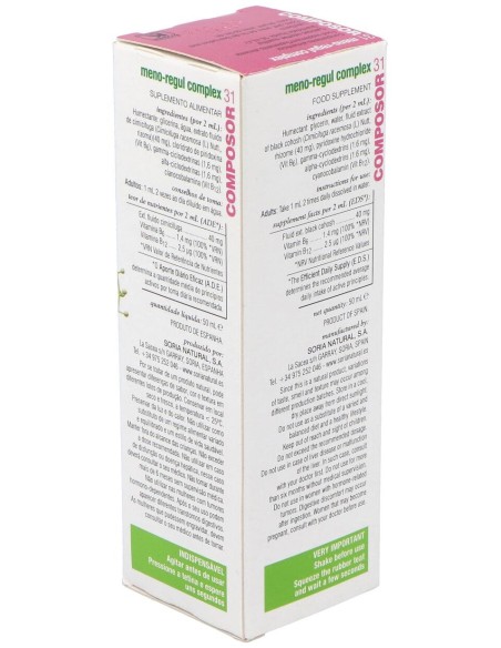 Composor 31 Meno-Regul Complex Xxi 50Ml.