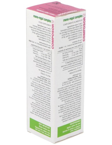 Composor 31 Meno-Regul Complex Xxi 50Ml.