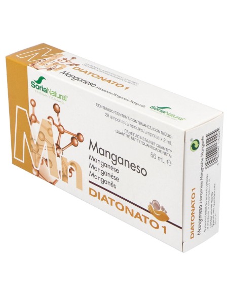 Soria Natural Diatonato 1 Mn 28 Ampollas