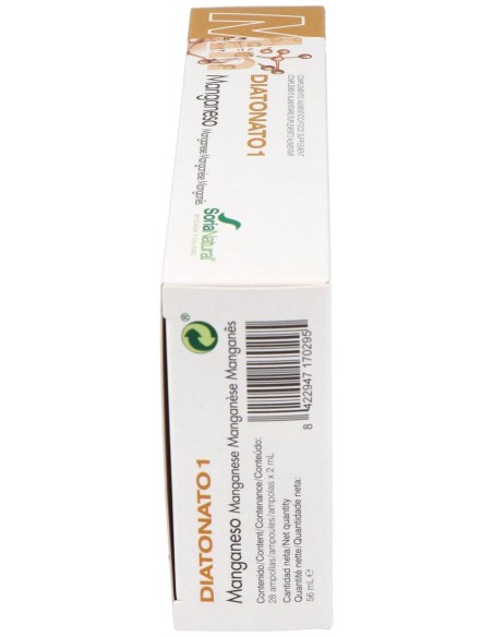Soria Natural Diatonato 1 Mn 28 Ampollas