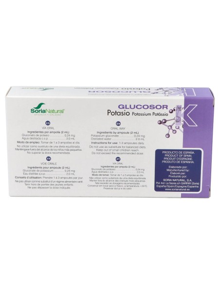 Soria Natural Glucosor Potasio 28X2Ml
