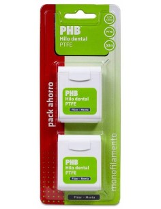 Phb Fluor Y Menta Hilo Dental Cera Duplo 50M