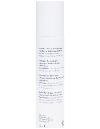Neostrata Basis Redox Crema Antiarrugas Antioxidante Retexturizante, 50 Ml