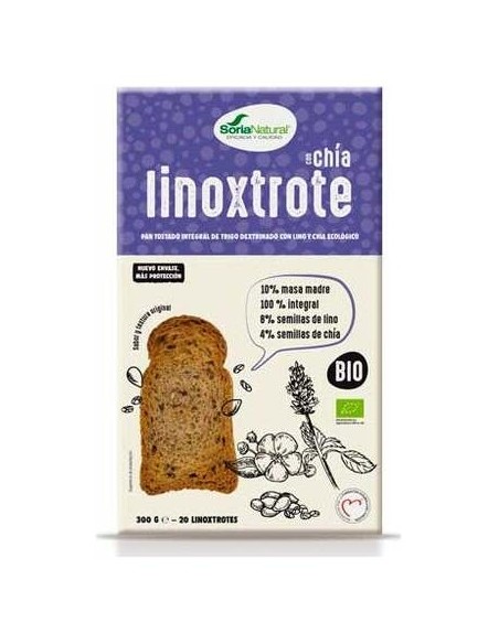 Biscote Linoxtrote Integral Con Lino-Chia 300G Bio