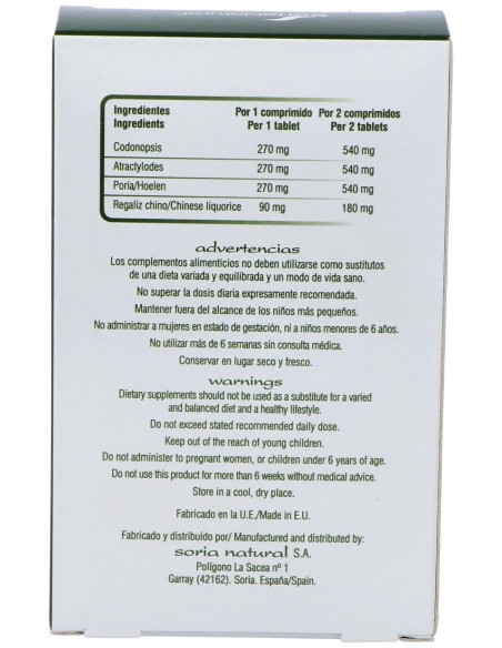 Soria Natural Chinasor 21 Sijun Zi Wan 30Comp