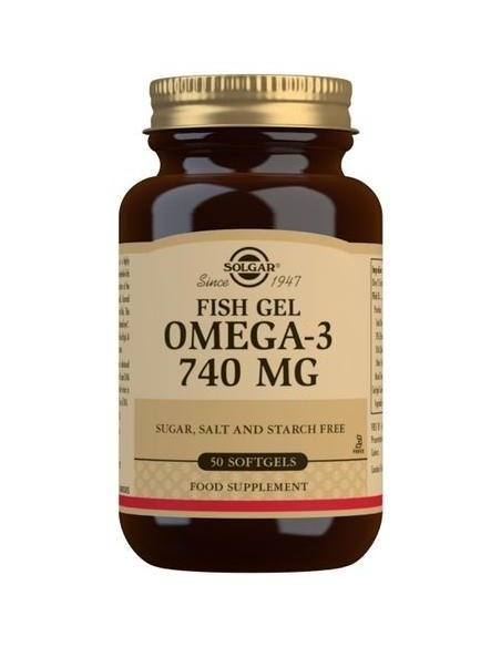 Solgar Fish Gel Omega-3 740Mg 50 Perlas
