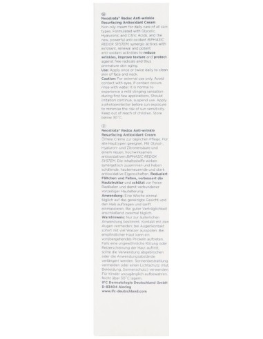 Neostrata Basis Redox Crema Antiarrugas Antioxidante Retexturizante, 50 Ml