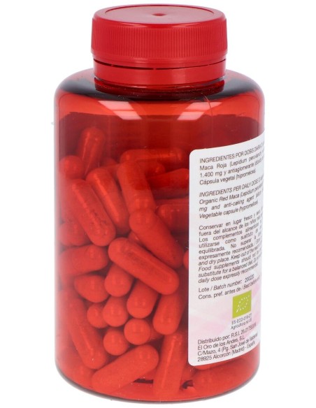 El Oro De Los Andes Maca Roja 700 Mg 90 Cápsulas