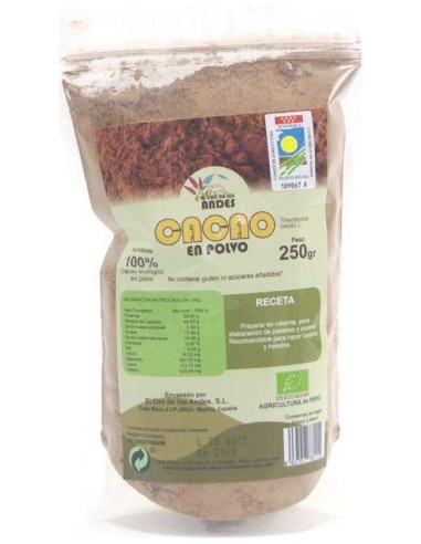 El Oro De Los Andes Cacao En Polvo 250G