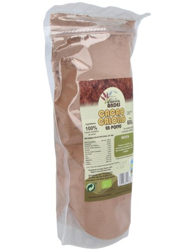 El Oro De Los Andes Cacao Criollo En Polvo 600G
