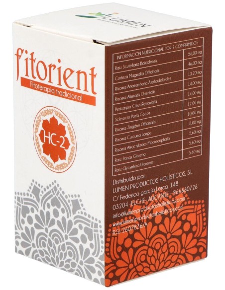 Lumen Fitorient Elimina H.C.-2 Humedad-Calor En Digestivo 60Comp