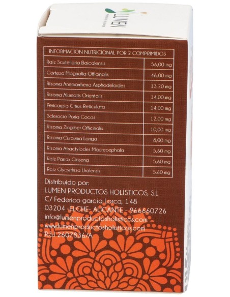 Lumen Fitorient Elimina H.C.-2 Humedad-Calor En Digestivo 60Comp