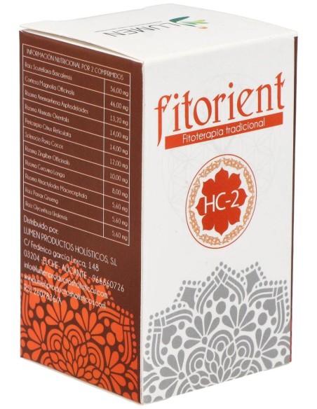 Lumen Fitorient Elimina H.C.-2 Humedad-Calor En Digestivo 60Comp