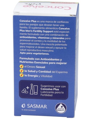 Conceive Plus Apoyo A La Fertilidad Masculina 60Caps