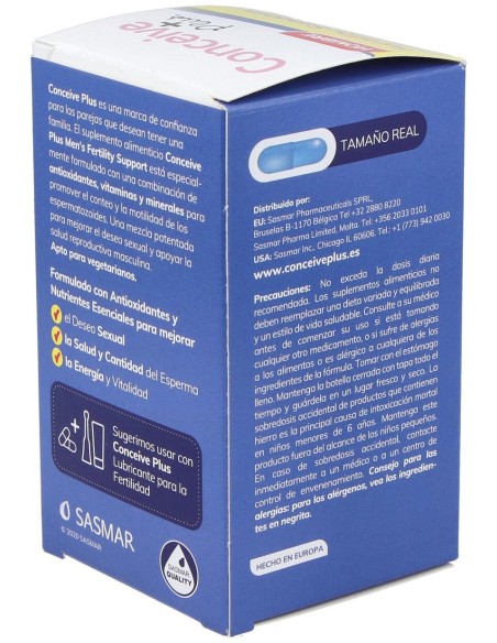 Conceive Plus Apoyo A La Fertilidad Masculina 60Caps