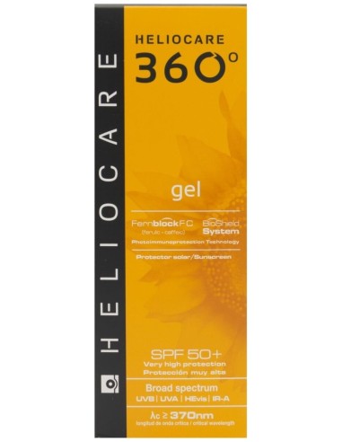 Heliocare 360º Spf 50+ Gel Protector Solar, 50 Ml
