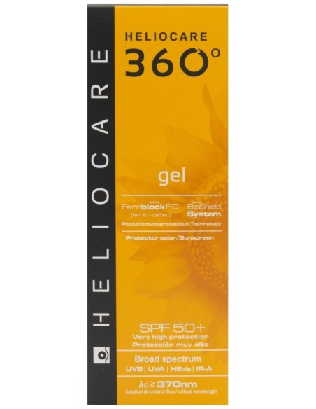 Heliocare 360º Spf 50+ Gel Protector Solar, 50 Ml