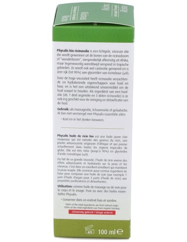 Physalis Aceite De Ricino 100 Ml