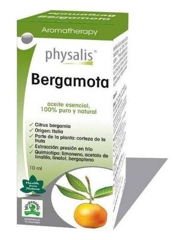 Physalis Aceite Esencial De Bergamota Bio 10Ml