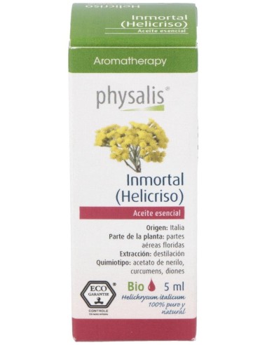 Physalis Inmortal Helicriso Aceite Esencial Bio 5Ml