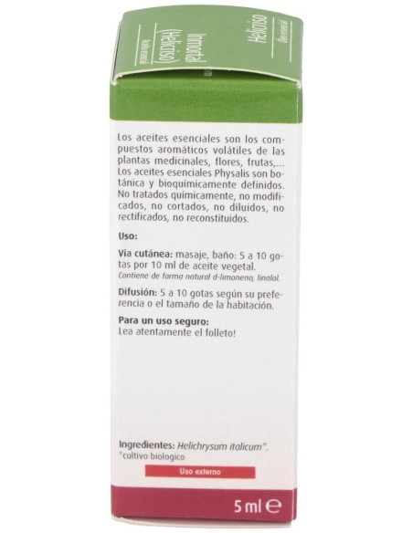 Physalis Inmortal Helicriso Aceite Esencial Bio 5Ml