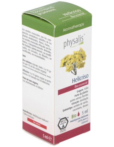 Physalis Inmortal Helicriso Aceite Esencial Bio 5Ml