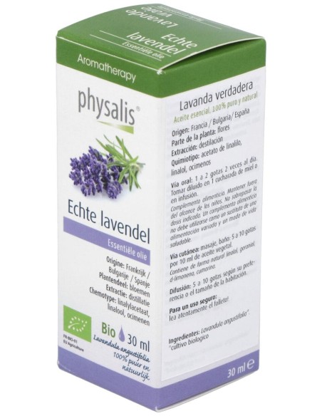 Esencia Lavanda Verdadera 30Ml. Bio