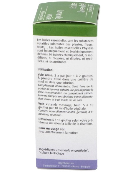 Esencia Lavanda Verdadera 30Ml. Bio