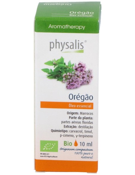 Physalis Aceite Esencial De Orégano Bio 10Ml