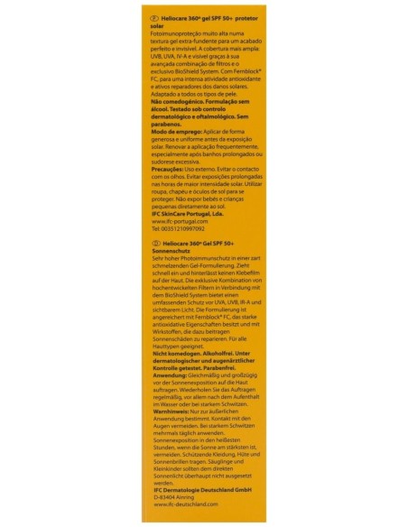 Heliocare 360º Spf 50+ Gel Protector Solar, 50 Ml