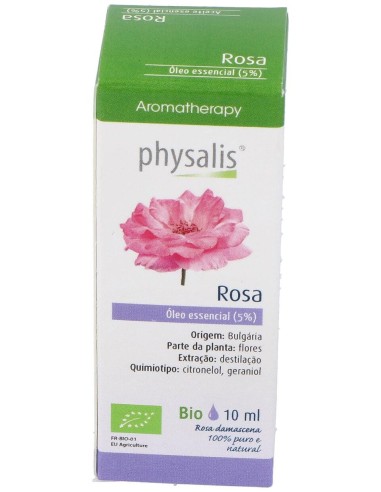 Physalis Aceite Esencial De Rosa Bio 5% 10 Ml