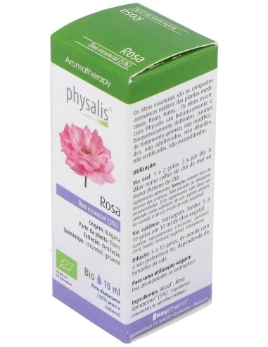 Physalis Aceite Esencial De Rosa Bio 5% 10 Ml