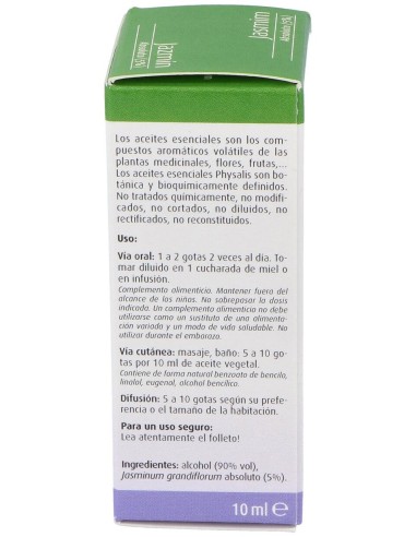 Physalis Aceite Esencial De Jazmín 10Ml