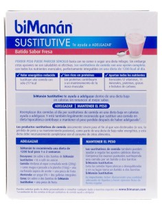 Bimanán® Beslim Batidos Sabor Fresa 6Uds 2