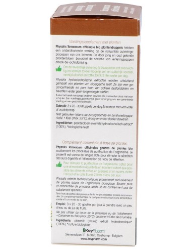 Physalis Diente De León Extracto Hidroalcoholico Bio 100Ml