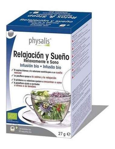 Physalis Relajacion Y Sueño Infusion Bio 20 Filtros