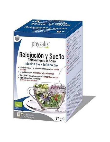 Physalis Relajacion Y Sueño Infusion Bio 20 Filtros