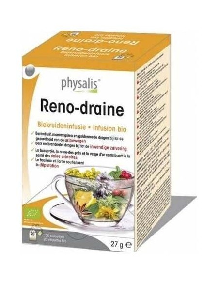 Physalis Reno Draine Infusion Bio 20 Filtros