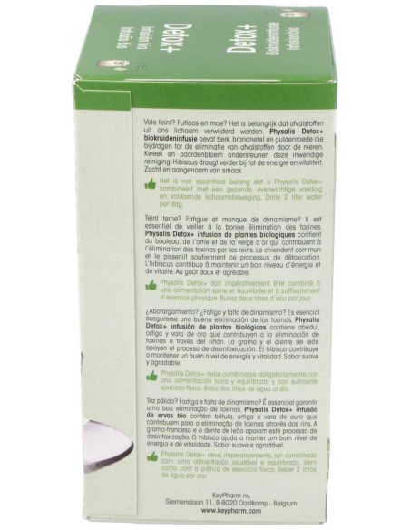 Physalis Detox Infusion Bio 20 Filtros