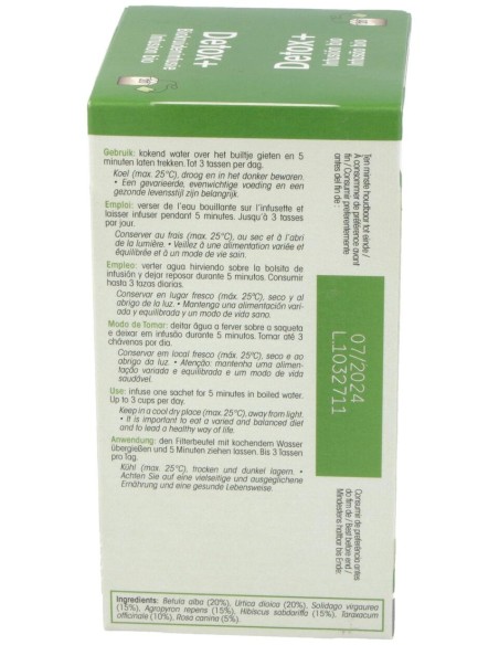 Physalis Detox Infusion Bio 20 Filtros