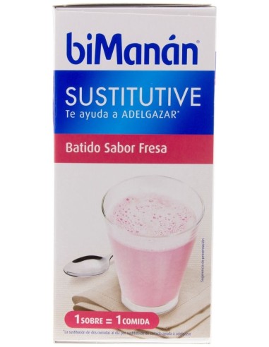 Bimanán® Beslim Batidos Sabor Fresa 6Uds