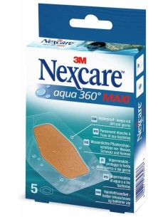 Nexcare Aqua Clear Maxi Apósitos Impermeables 5Uds