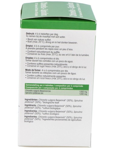 Physalis Chlorella Y Espirulina Bio 200Comp