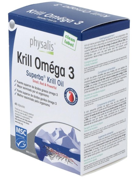 Physalis Krill Omega 3 60Caps