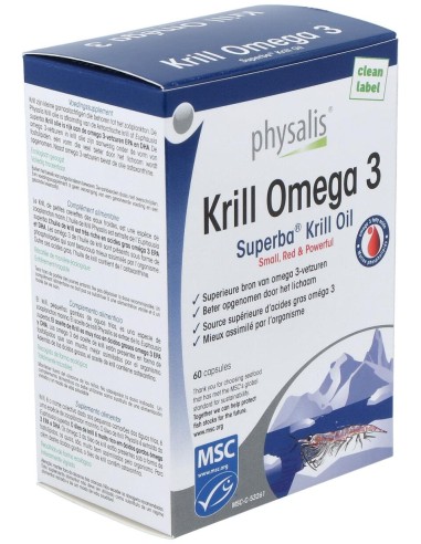 Physalis Krill Omega 3 60Caps