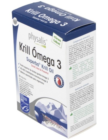 Physalis Krill Omega 3 30Caps